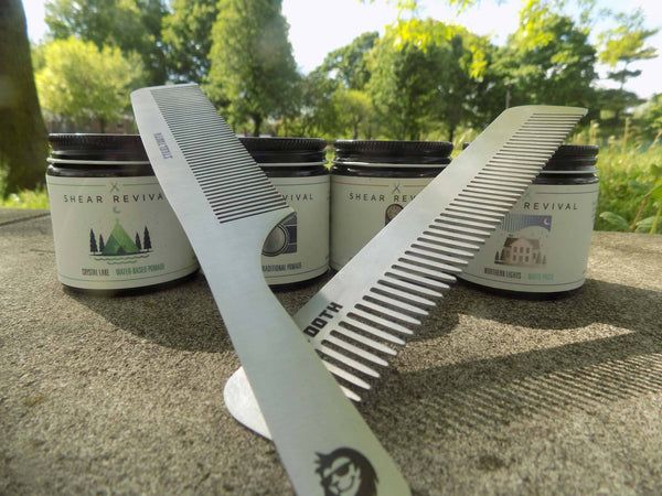 Steeltooth combs and shear revival set.