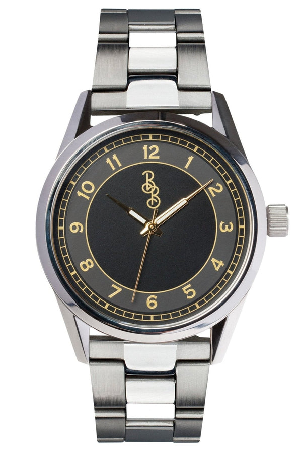 Beyond Boring Watch Company Black and Gold Classic Watch