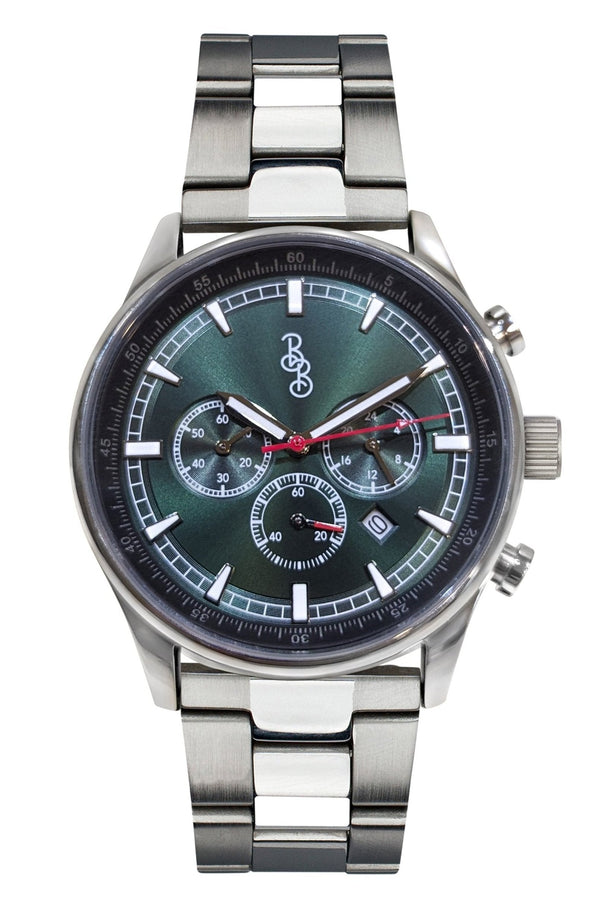 Beyond Boring Watch Company Green Sport Chronograph