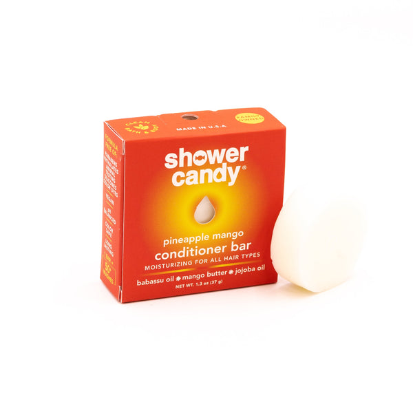 Shower Candy Pineapple Mango Conditioner Bar – Moisturizing for All Hair Types