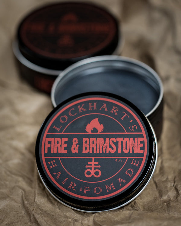 Fire and brimstone oil based pomade. 